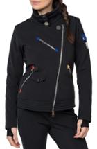 Women's Rossignol Altirock Waterproof Moto Ski Jacket - Black