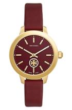 Women's Tory Burch 'the Collins' Leather Strap Watch, 38mm