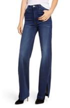 Women's Mother The Hustler Sidewinder High Waist Slit Hem Bootcut Jeans