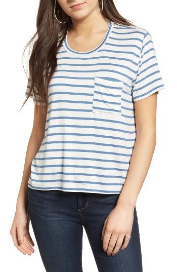 Women's Bp. Stripe Pocket Tee - Ivory