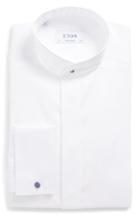 Men's Eton Contemporary Fit Herringbone Tuxedo Shirt .5 - White