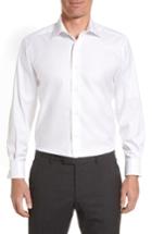 Men's David Donahue Regular Fit Oxford Dress Shirt .5 - 34/35 - White