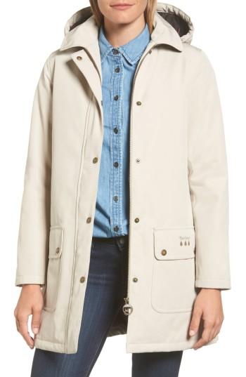 Women's Barbour Cirro Waterproof Hooded Jacket Us / 8 Uk - Grey