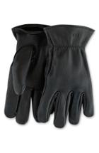 Men's Red Wing Buckskin Leather Gloves - Black