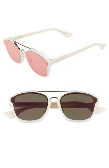 Women's Dior 'abstract' 58mm Sunglasses - Milk