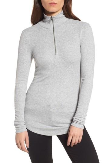 Women's Trouve Zip Neck Top