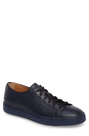Men's Santoni Cleanic Sneaker .5 D - Blue