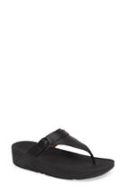 Women's Fitflop Edit V-strap Slide Sandal M - Black