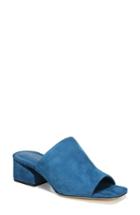 Women's Via Spiga Porter Peep Toe Mule M - Blue/green