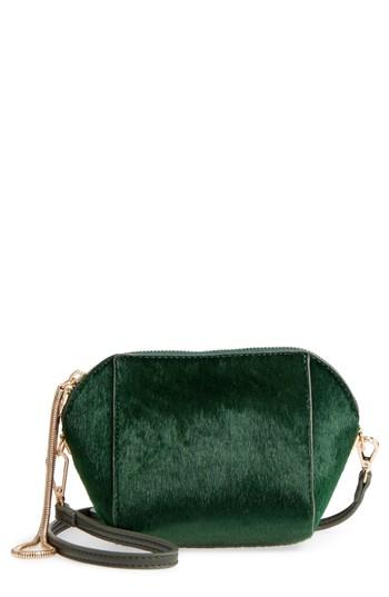 Street Level Geo Zip Clutch - Green