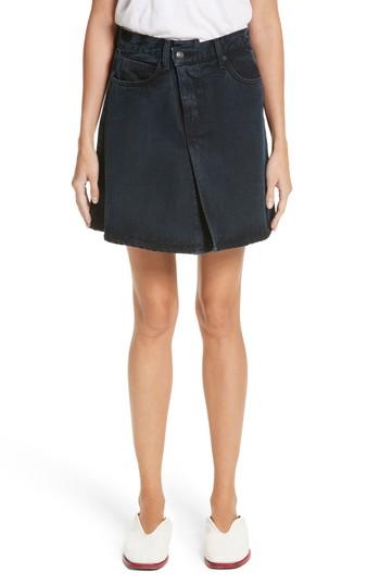 Women's Proenza Schouler Pswl Folded Denim Skirt