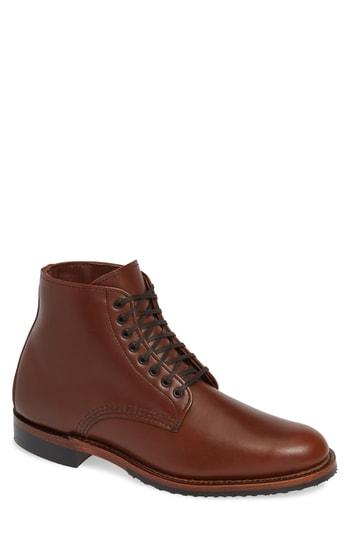 Men's Red Wing Williston Plain Toe Boot M - Brown