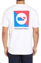 Men's Vineyard Vines Split Burgee Logo T-shirt - White