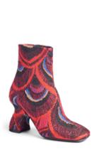 Women's Dries Van Noten Wave Heel Bootie Us / 36eu - Brown