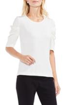 Women's Vince Camuto Draped Sleeve Ribbed Tee