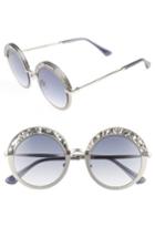 Women's Jimmy Choo Gotha/s 50mm Round Sunglasses -