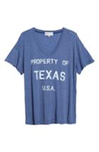 Women's Wildfox Property Of Texas Tee - Blue