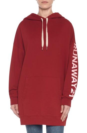 Women's Taylor Hill X Joe's Runaway Boyfriend Hoodie - Red