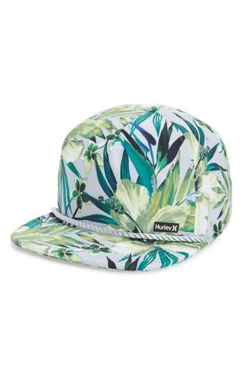 Men's Hurley Dri-fit Garden Print Hat - White