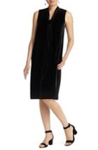Women's Lafayette 148 New York Ronan Velvet Dress - Black