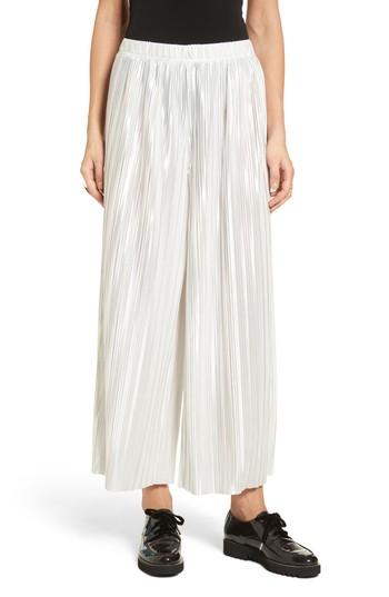 Women's Stone Row Just Pleat It Culottes - Metallic