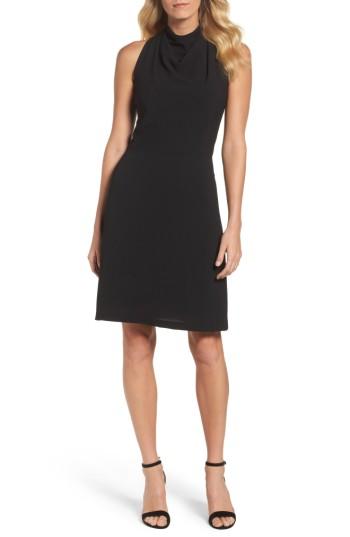 Women's Maggy London Lace Back A-line Dress