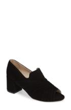 Women's Amalfi By Rangoni Cilindro Peep Toe Pump .5 M - Black