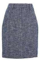 Women's Topshop Boucle Pencil Skirt Us (fits Like 14) - Blue