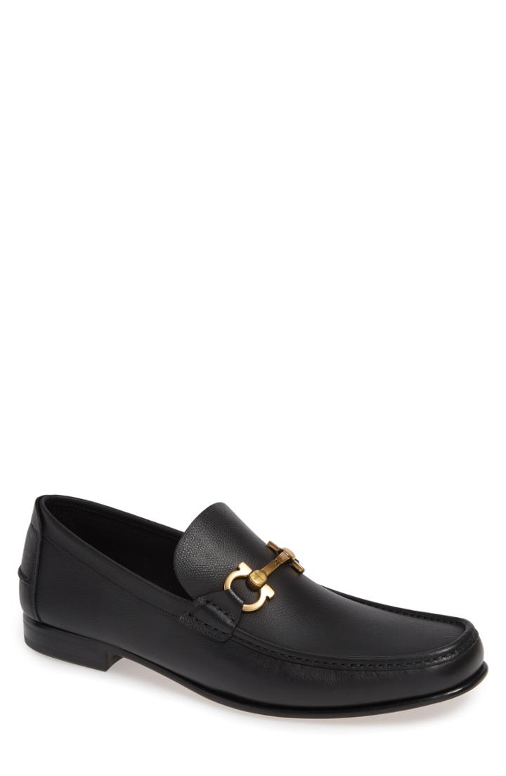Men's Salvatore Ferragamo Fiordi Bit Loafer M/w - Black