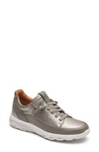 Women's Rockport Cobb Hill Let's Walk Sneaker M - Metallic