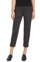Women's Eileen Fisher Slim Crop Pants, Size - Grey