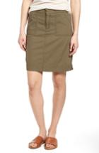 Women's Caslon Twill Utility Skirt - Green