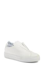 Women's Joshua Sanders Faux Fur Slip-on Sneaker .5us / 37eu - Blue