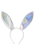 Topshop Iridescent Bunny Ear Headband