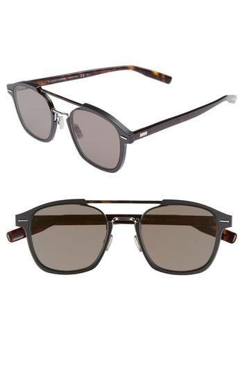 Men's Dior Homme Al13.13 52mm Sunglasses - Black Havana/ Gray