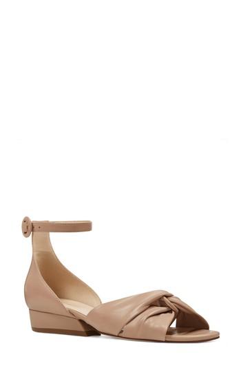 Women's Nine West Lumsi Ankle Strap Sandal M - Beige