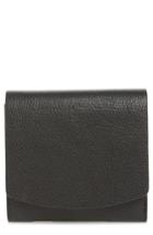 Women's Nordstrom Olivia Leather Trifold Wallet - Black