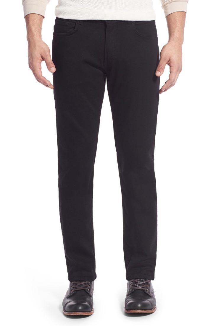 Men's Paige Transcend - Normandie Straight Fit Jeans - Black
