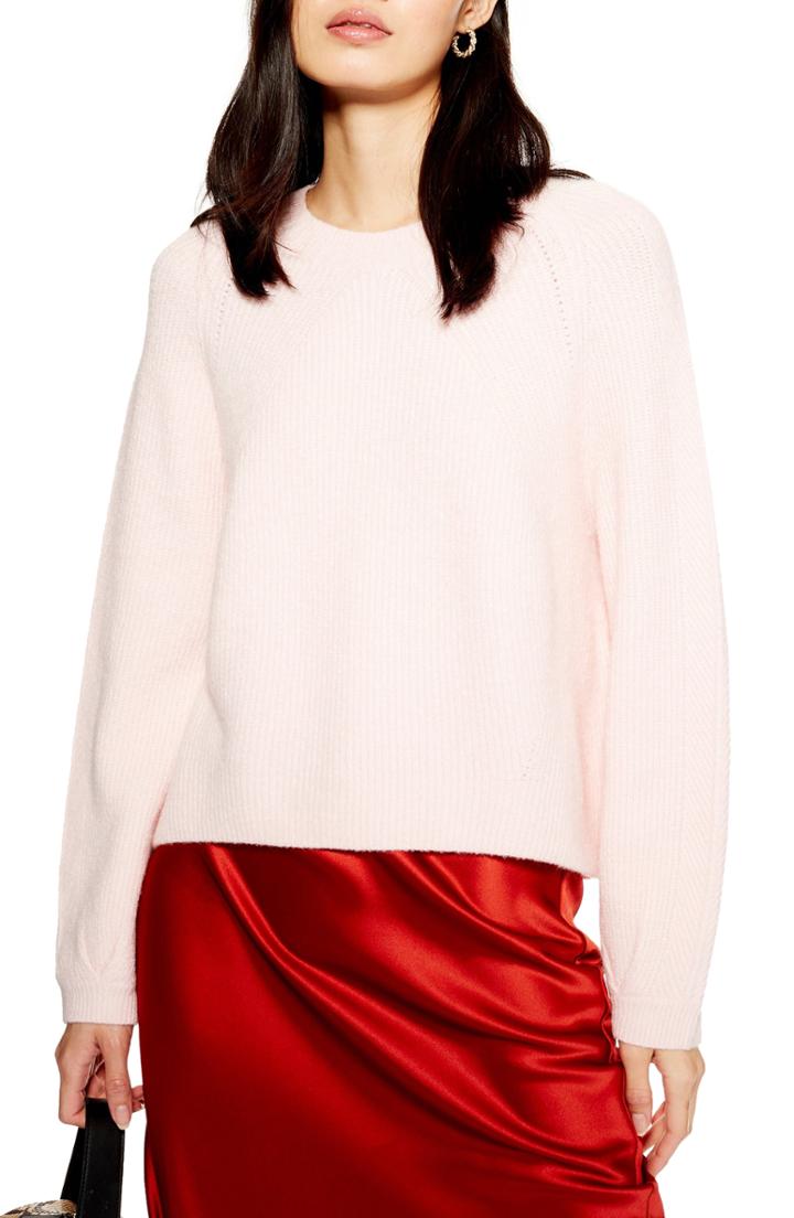 Women's Topshop Modern Crewneck Sweater