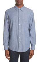 Men's Rag & Bone Fit 3 Beach Shirt, Size - Blue