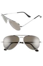 Men's Randolph Engineering 'concorde' 57mm Polarized Sunglasses - Chrome/ Grey Polarized