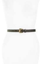 Women's Accessory Collective Concho Skinny Faux Leather Belt