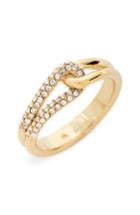 Women's Kate Spade New York Get Connected Pave Loop Ring