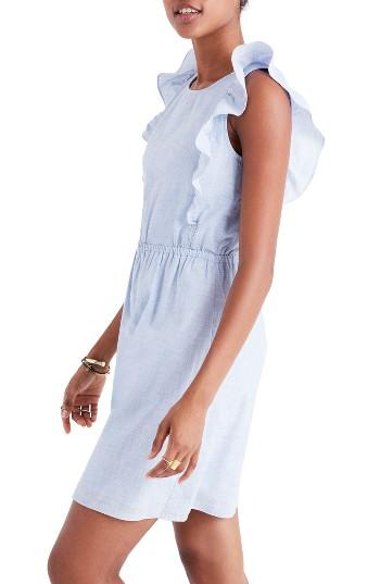 Women's Madewell Bellflower Ruffle Dress
