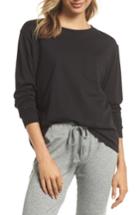 Women's Richer Poorer Long Sleeve Pocket Tee - Black