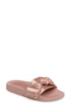 Women's Topshop Halo Bow Slide Sandal .5us / 35eu - Beige