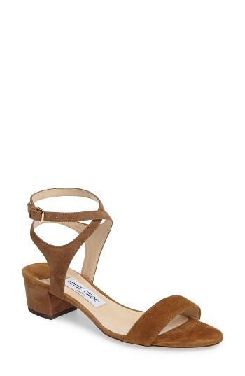 Women's Jimmy Choo Marine Sandal Us / 35eu - Brown