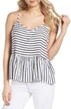 Women's Cupcakes And Cashmere Emmanuel Stripe Tank - Blue