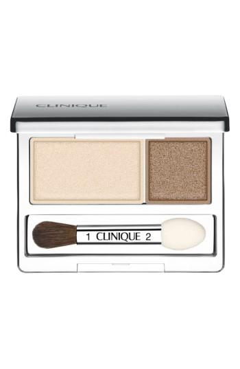Clinique All About Shadow Eyeshadow Duo - Ivory Bisque/ Bronze Satin