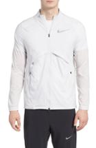 Men's Nike Running Shield Jacket - Grey